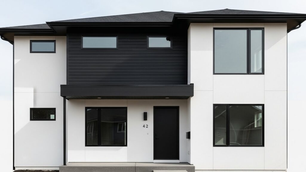 black and white home color